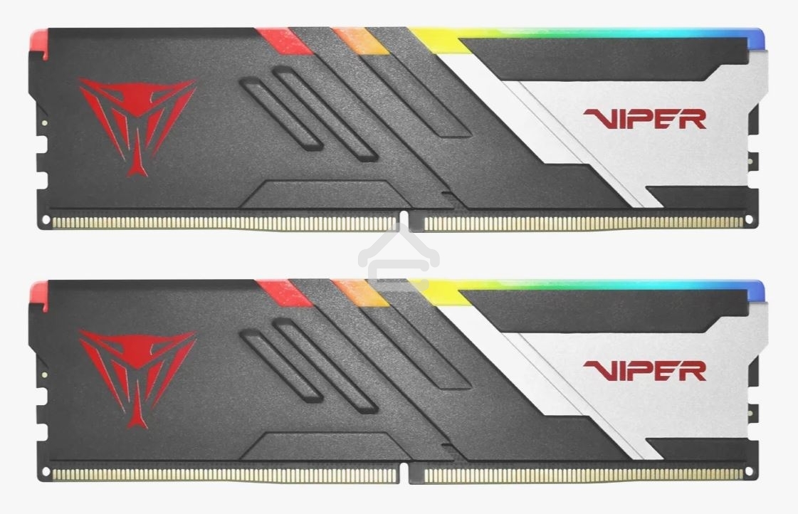 Оперативная память Patriot Viper Venom, DDR5, 32GB (2x16GB), 7200MHz, CL34, DIMM, с радиаторами, RGB, черный