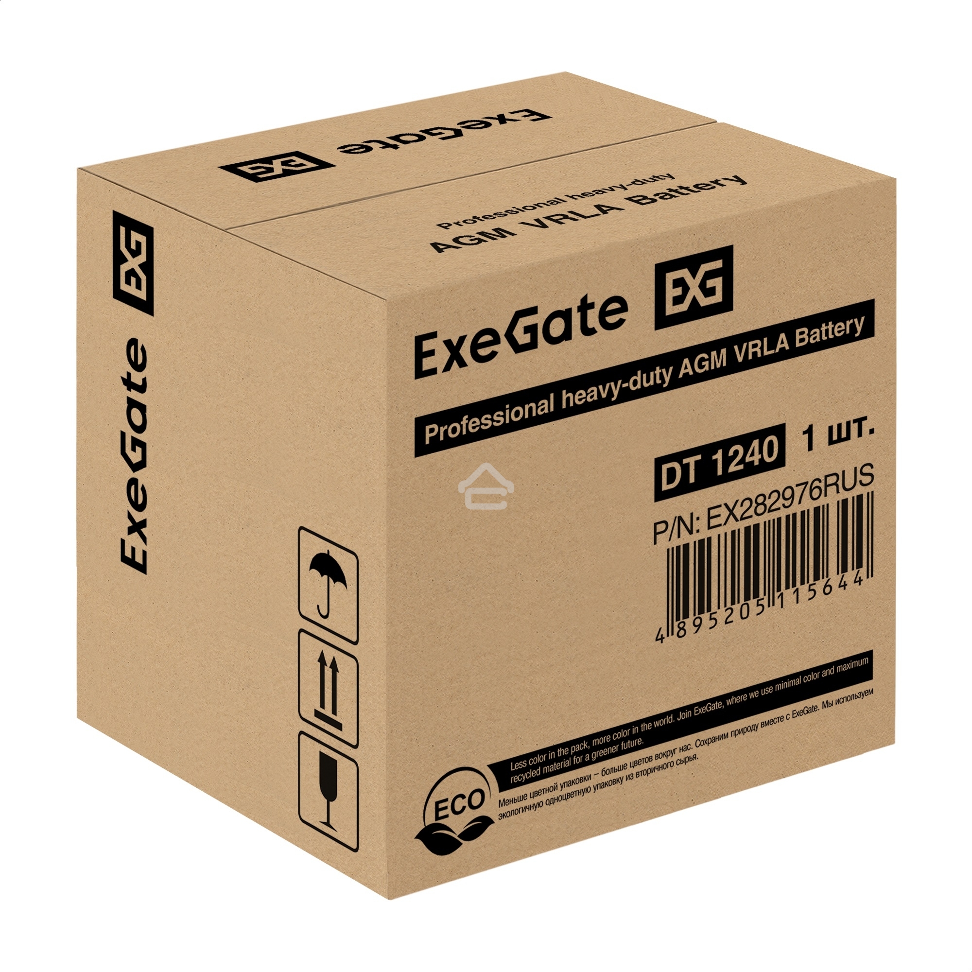 Батарея ExeGate DT 1240 (12V 40Ah), клеммы под болт М6