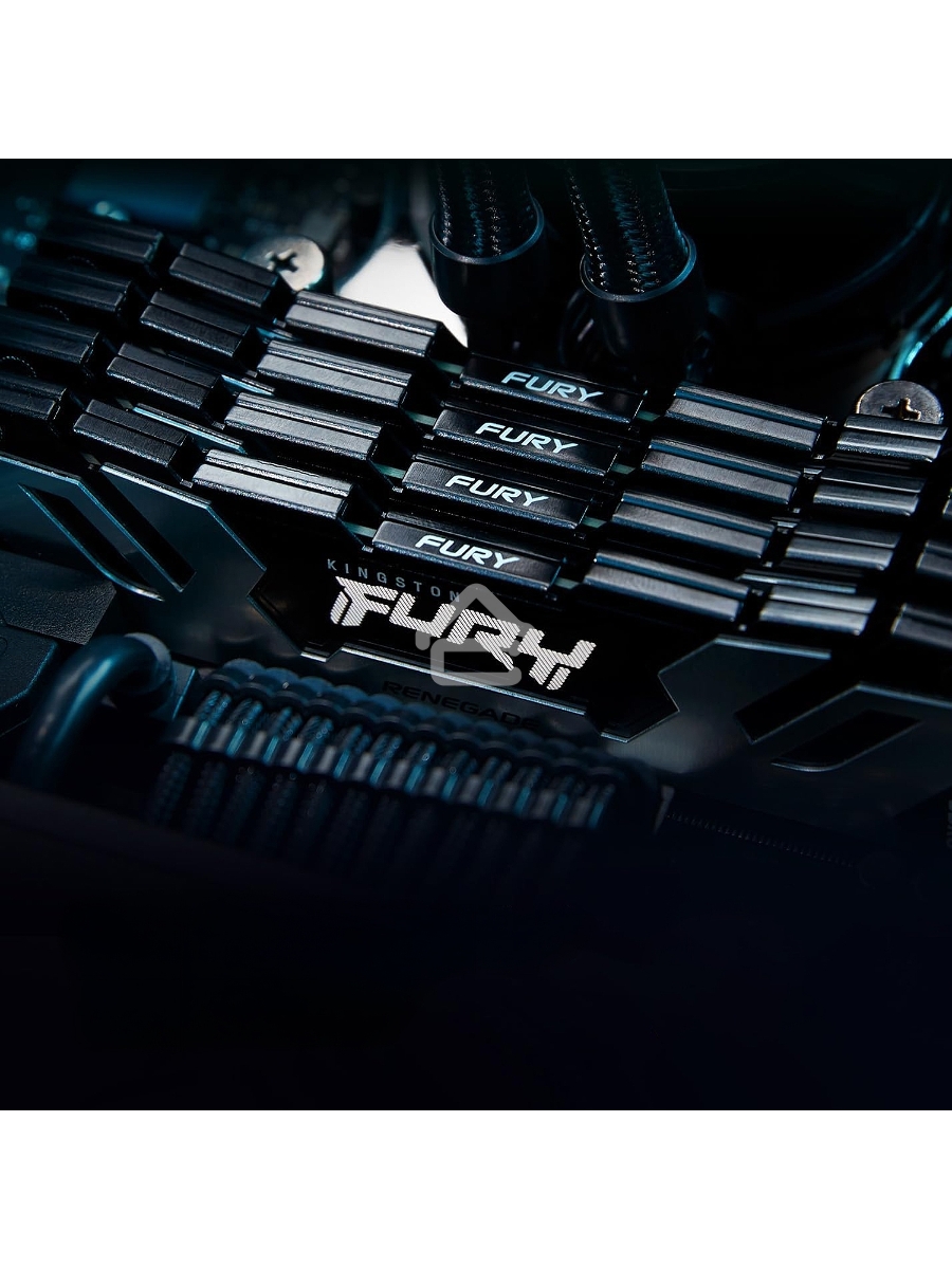 Оперативная память Kingston Fury Renegade, DDR5, 16GB (1x16GB), 6800MHz, CL36, DIMM, радиатор, серебристый