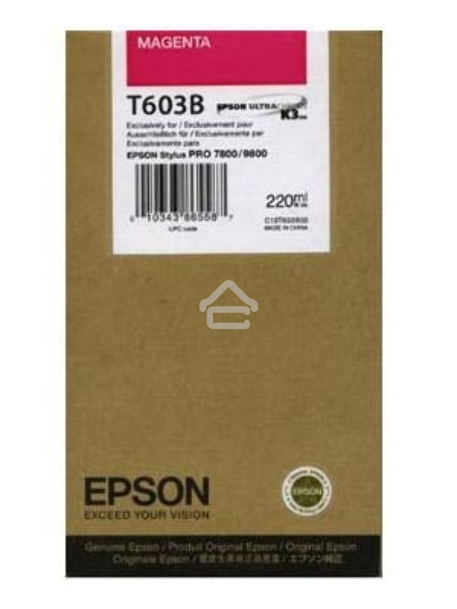 Картридж струйный Epson C13T603B00 пурпурный (220 мл) для Epson St Pro 7800/9800