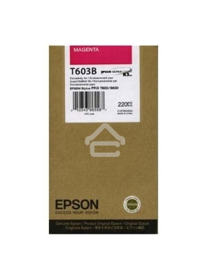 Картридж струйный Epson C13T603B00 пурпурный (220 мл) для Epson St Pro 7800/9800