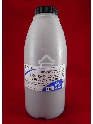 Тонер Kyocera TK-100/110/120/130/170/1140, FS-720/820/920/1016MFP/1116MFP/1030/1028MFP/1128MFP/1035/1135MFP/1300D/1350/1370DN/1320D, M2035/M2535 (фл. 300г) B&W Standart фас Россия