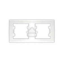 Рамка 2-м Бриллиант горизонт. белый UNIVersal 7947465