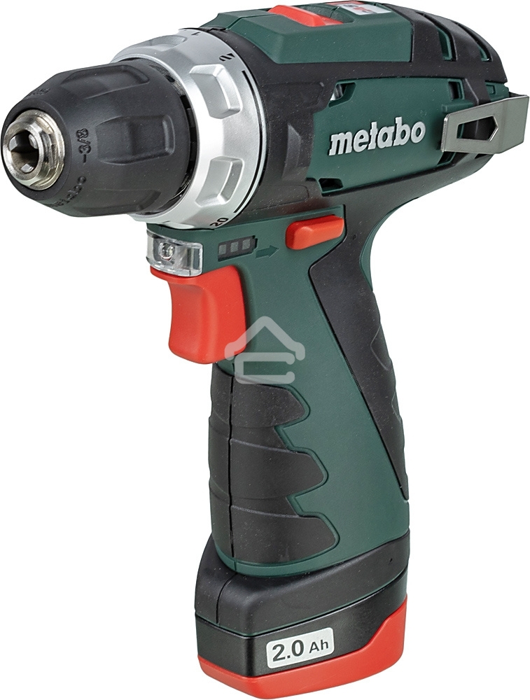 Дрель-шуруповерт аккумуляторная Metabo PowerMaxx BS 600984000, Аккумуляторный, 10,8В, 2 АКБ