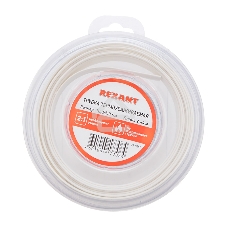 Трубка термоусаживаемая Rexant 10.0/5.0мм белый ролик 2.44м