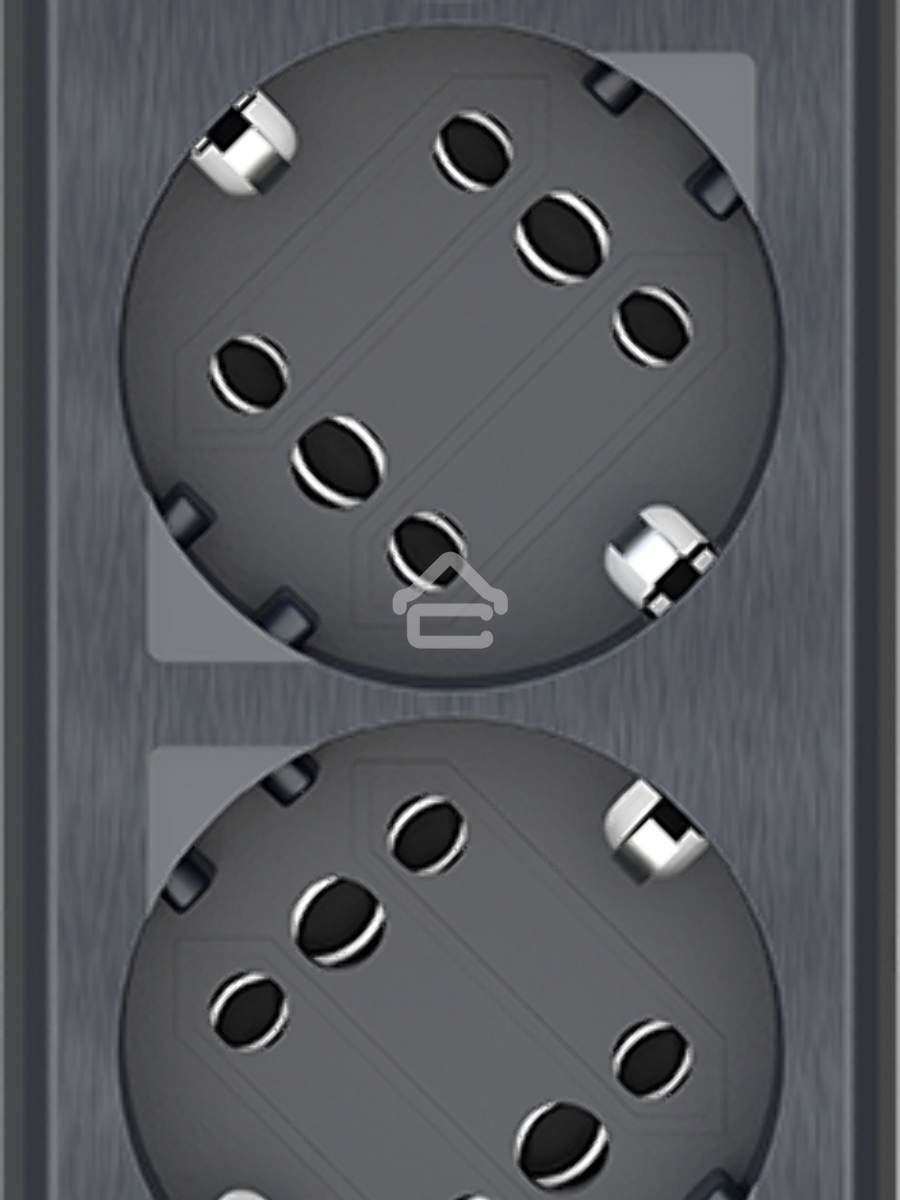 Сетевой фильтр Pilot sG-Max 5 outlets (GP), 15А/3.3 kVt, automatic circuit-breaker, 7 m, gfaphite