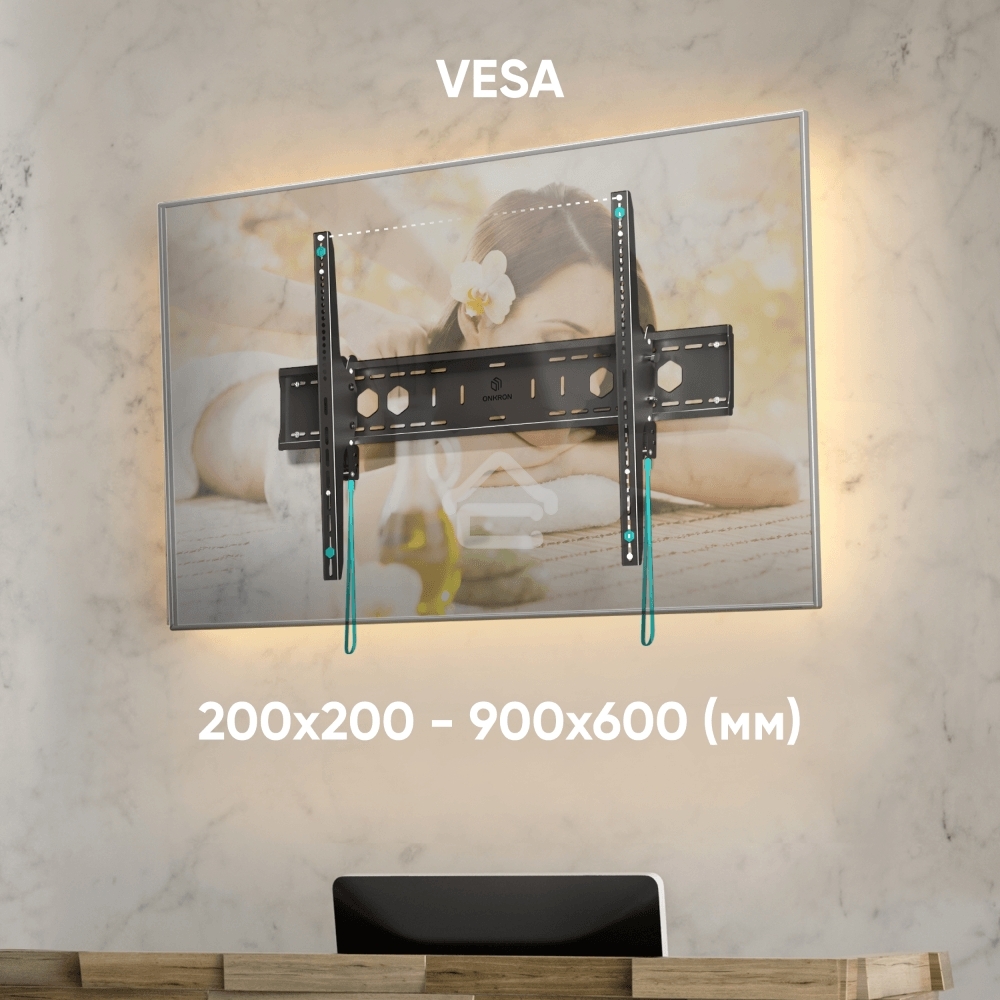 Кронштейн для телевизора ONKRON UT12 черный 60