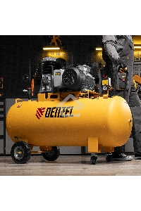 Компрессор воздушный рем. привод BCI3000-T/200, 3,0 кВт, 200 литров, 530 л/мин Denzel