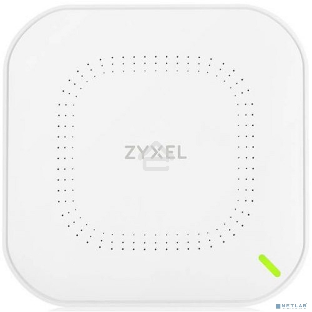 Гибридная точка доступа Zyxel NebulaFlex NWA50AX, WiFi 6, 802.11a/b/g/n/ac/ax (2,4 и 5 ГГц), MU-MIMO, антенны 2x2, до 575+1200 Мбит/с, 1xLAN GE, PoE, без поддержки Captive portal и WPA-Enterprise, защ