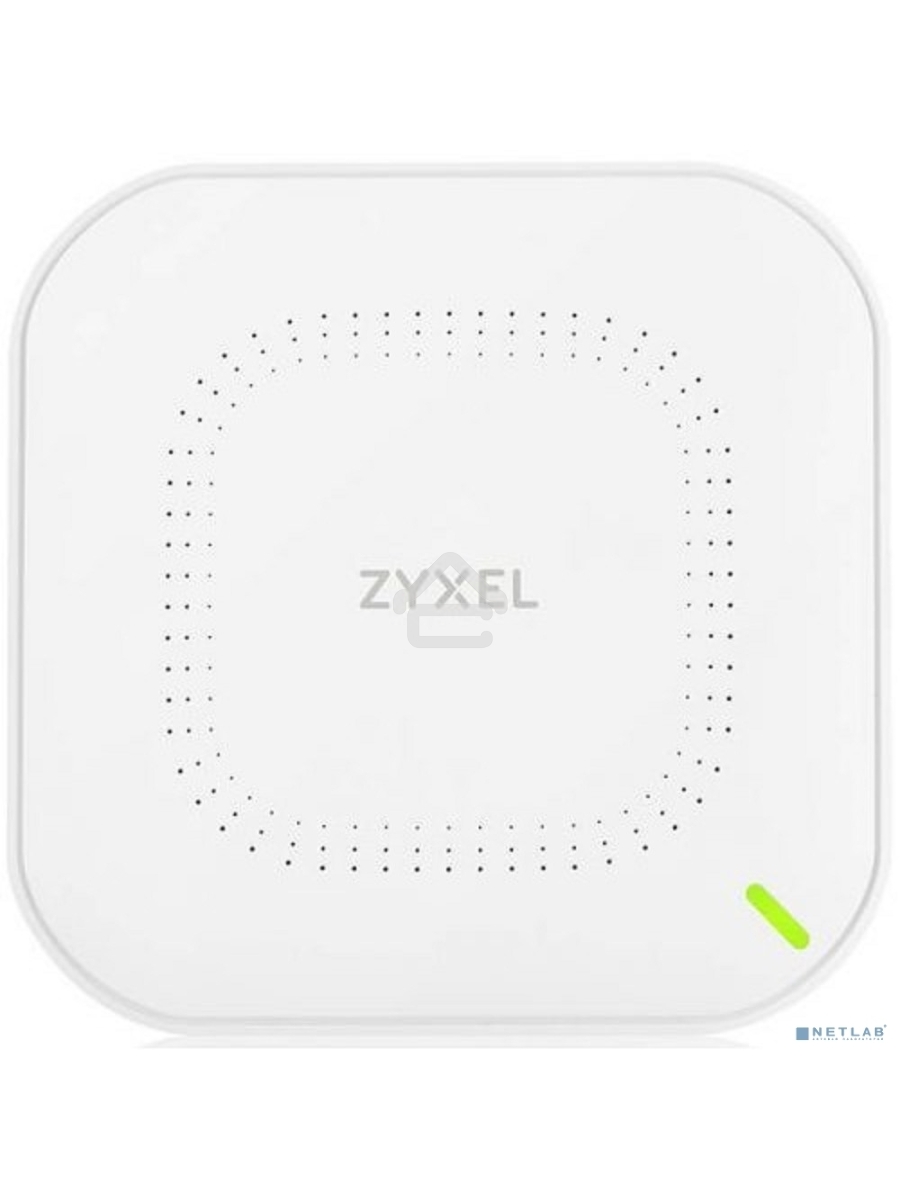 Гибридная точка доступа Zyxel NebulaFlex NWA50AX, WiFi 6, 802.11a/b/g/n/ac/ax (2,4 и 5 ГГц), MU-MIMO, антенны 2x2, до 575+1200 Мбит/с, 1xLAN GE, PoE, без поддержки Captive portal и WPA-Enterprise, защ
