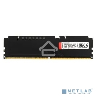 Оперативная память Kingston Fury Beast, DDR5, 8GB (1x8GB), 5200MHz, CL40, DIMM, с радиатором, черный