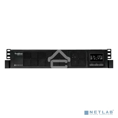 Источник бесперебойного питания Systeme Electriс Smart-Save Online SRV, 3000VA/2700W, On-Line, Rack 2U(Tower convertible), LCD, Out: 6xC13+1xC19, SNMP Intelligent Slot, USB, RS-232