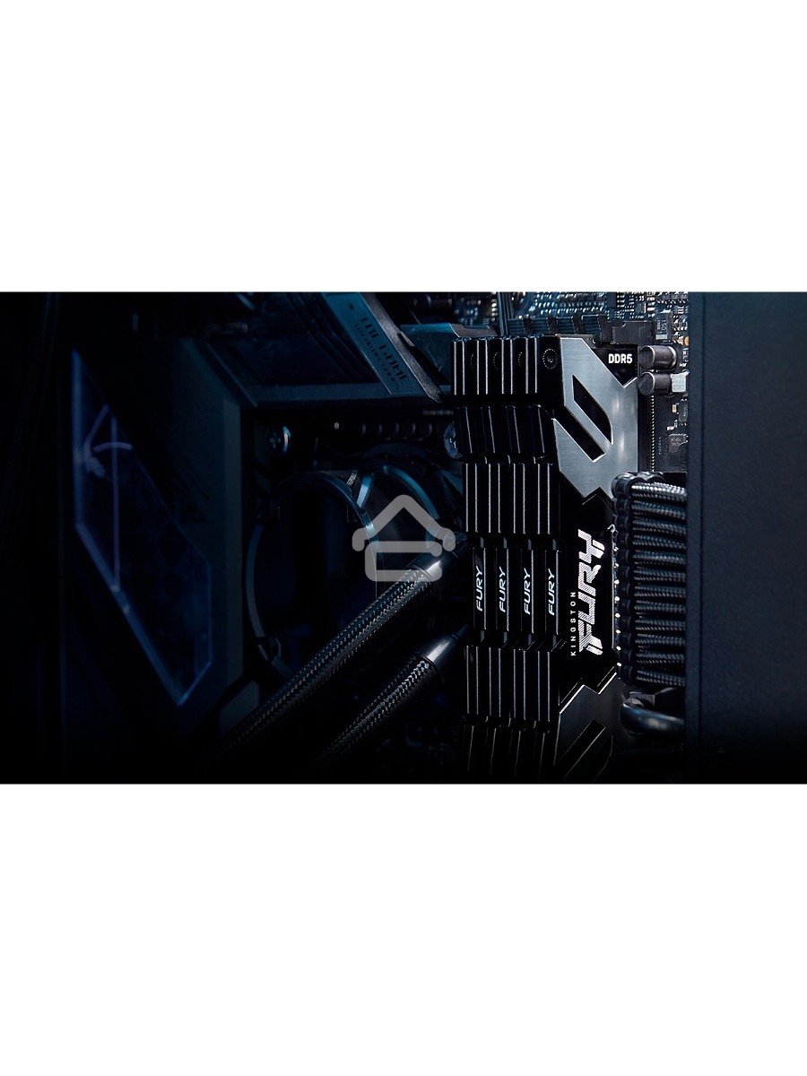 Оперативная память Kingston Fury Renegade, DDR5, 16GB (1x16GB), 6800MHz, CL36, DIMM, радиатор, серебристый