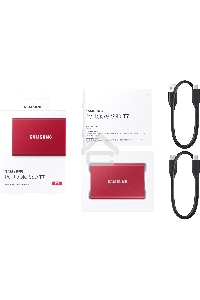 Накопитель SSD Samsung T7 MU-PC1T0R/WW, USB-C, 1Tb, 1.8