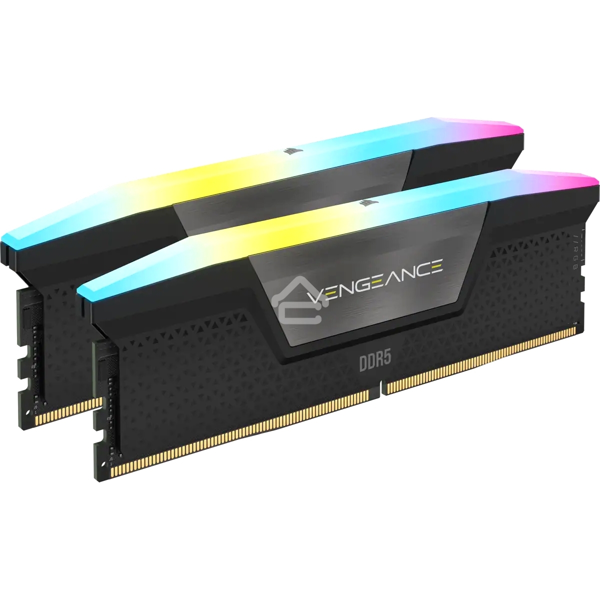 Оперативная память Corsair Vengeance RGB DDR5 Dimm CMH32GX5M2B5200C40 5200MHz 32GB 2x16GB Unbuffered, 40-40-40-77, XMP 3.0, Black Heatspreader, 1.25V (692850)