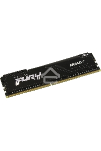 Оперативная память Kingston Fury Beast, DDR4, 16GB (1x16GB), 3200MHz, CL16, с радиатором, чёрный