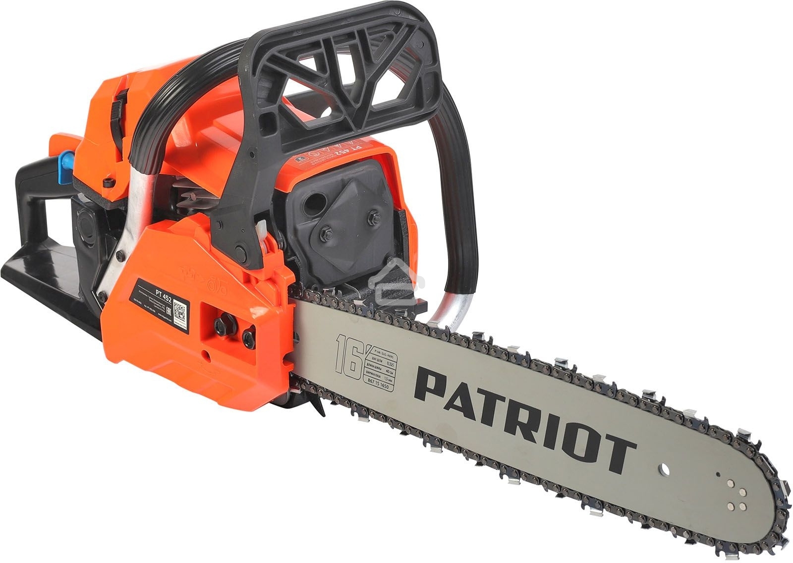 Пила цепная бензиновая Patriot PT 452, 3,4л.с., шина 16