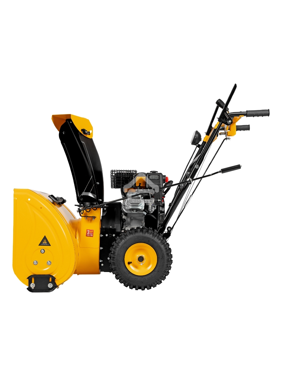 Бензиновая снегоуборочная машина SBM 610, 212cc, ручной старт, фара Denzel