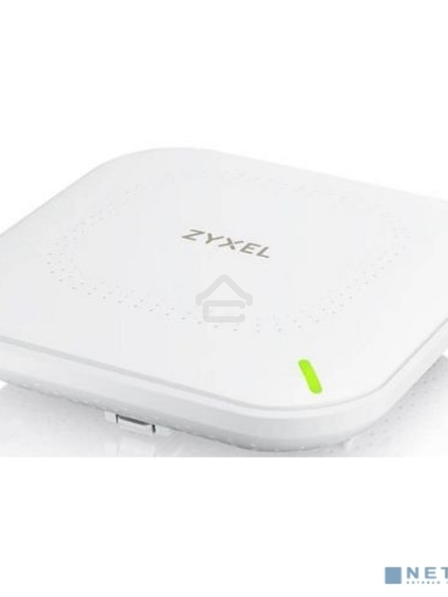 Гибридная точка доступа Zyxel NebulaFlex NWA50AX, WiFi 6, 802.11a/b/g/n/ac/ax (2,4 и 5 ГГц), MU-MIMO, антенны 2x2, до 575+1200 Мбит/с, 1xLAN GE, PoE, без поддержки Captive portal и WPA-Enterprise, защ