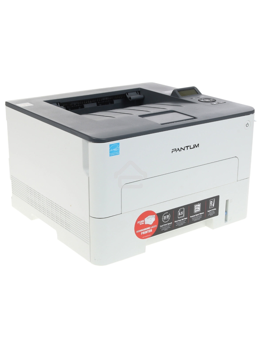 Принтер лазерный Pantum P3300DN, А4, ч/б, печ. до 33 стр/мин, 1200 X 1200 dpi, USB, RJ-45