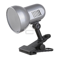 Светильник настольный, Camelion H-035 С03 серебро (метал., 220В, 60Вт)