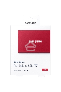 Накопитель SSD Samsung T7 MU-PC1T0R/WW, USB-C, 1Tb, 1.8