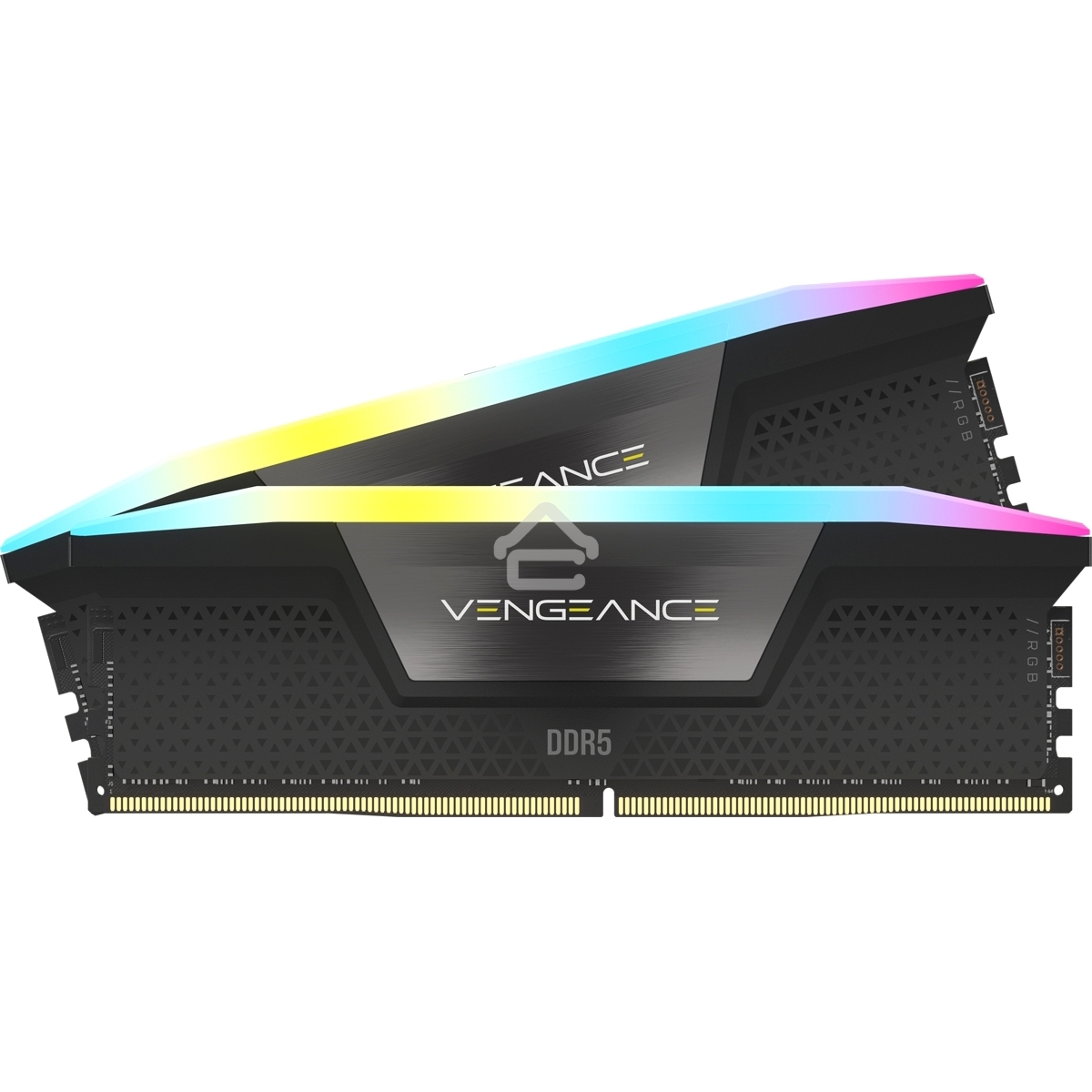 Оперативная память Corsair Vengeance RGB DDR5 Dimm CMH32GX5M2B5200C40 5200MHz 32GB 2x16GB Unbuffered, 40-40-40-77, XMP 3.0, Black Heatspreader, 1.25V (692850)