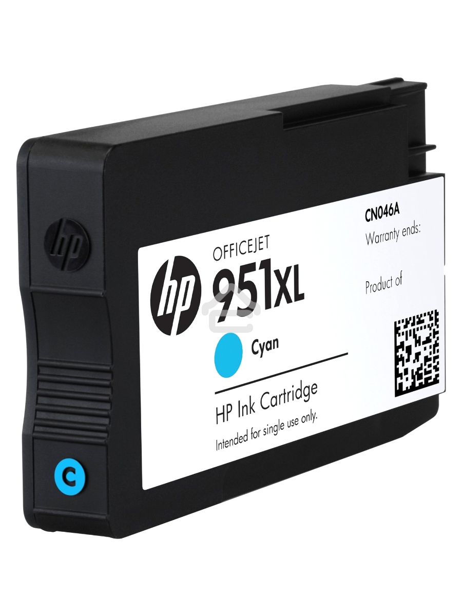 Картридж струйный HP 951XL CN046AE голубой для HP OJ Pro 8100/8600 (1500стр.)