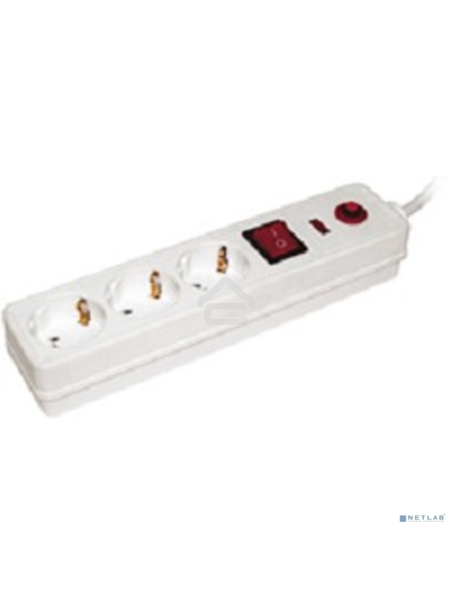 Сетевой фильтр Iek WFP10-16-03-01-N СФ-03К-выкл. 3 места 2Р + PE/1,5метра 3х1мм2