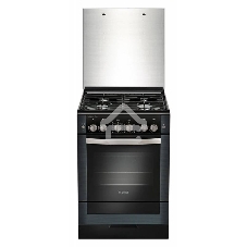 Плита газовая Gefest ПГ 6300-02 0046 черный, конфорок 4 шт, духовка 52 л, 60 см x 85 см x 60 см