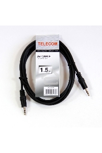 Кабель соединительный Telecom 3.5 Jack (M) - 3.5 Jack (M), стерео, аудио, 1.5м <TAV7175-1.5M> 