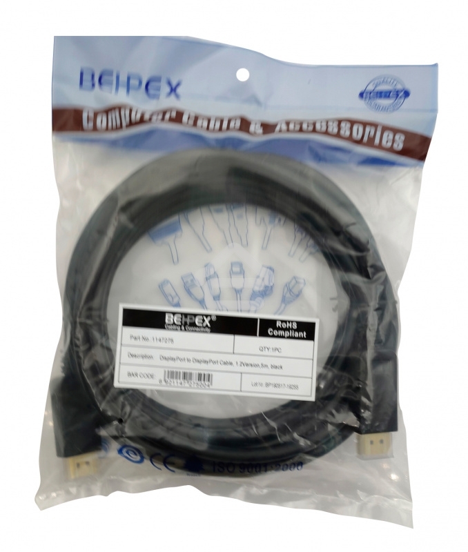 Кабель 1.2v DisplayPort (m) DisplayPort (m) 5м