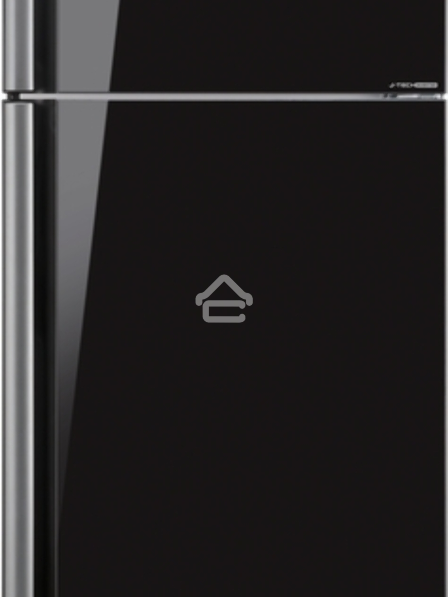 Холодильник Sharp SJ-XP59PGBK черное стекло/стекло двухкамерный 430/148 л морозилка сверху