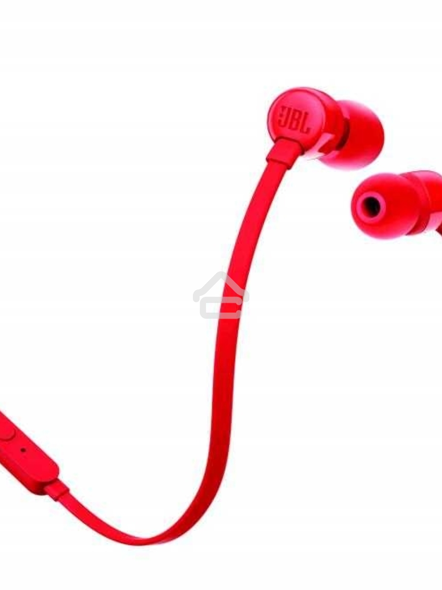 Наушники-гарнитура JBL T110 красный