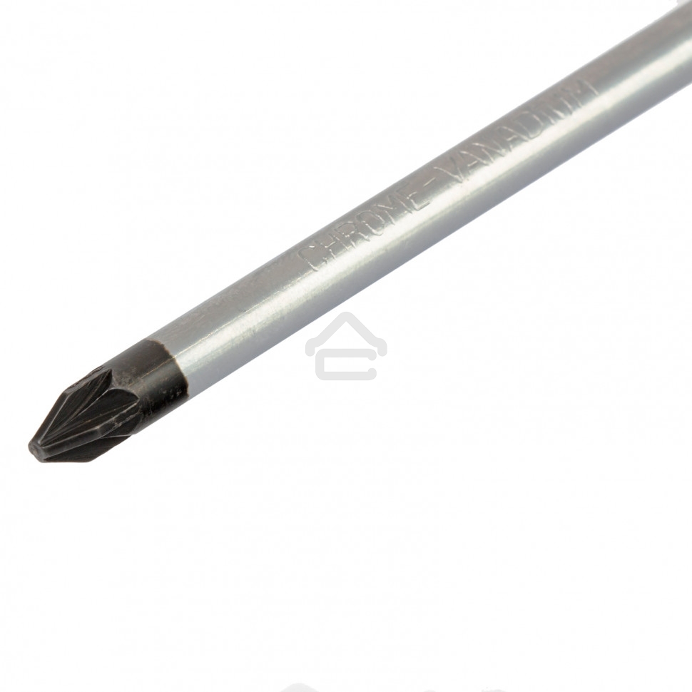 Отвертка Сибртех PZ2 х 100 мм, CrV, двухкомпонентная рукоятка