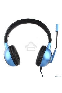 Гарнитура игровая Gembird MHS-G55   черный/синий  регулировка громкости  отключение микрофона  кабель 2.5м