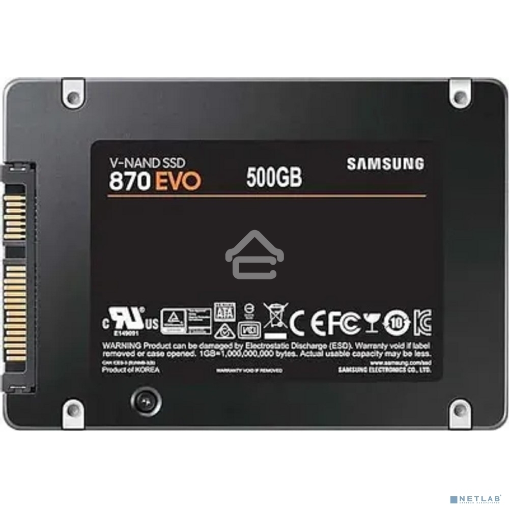 Накопитель SSD Samsung 870 EVO, 500Gb, SATA III, 2.5