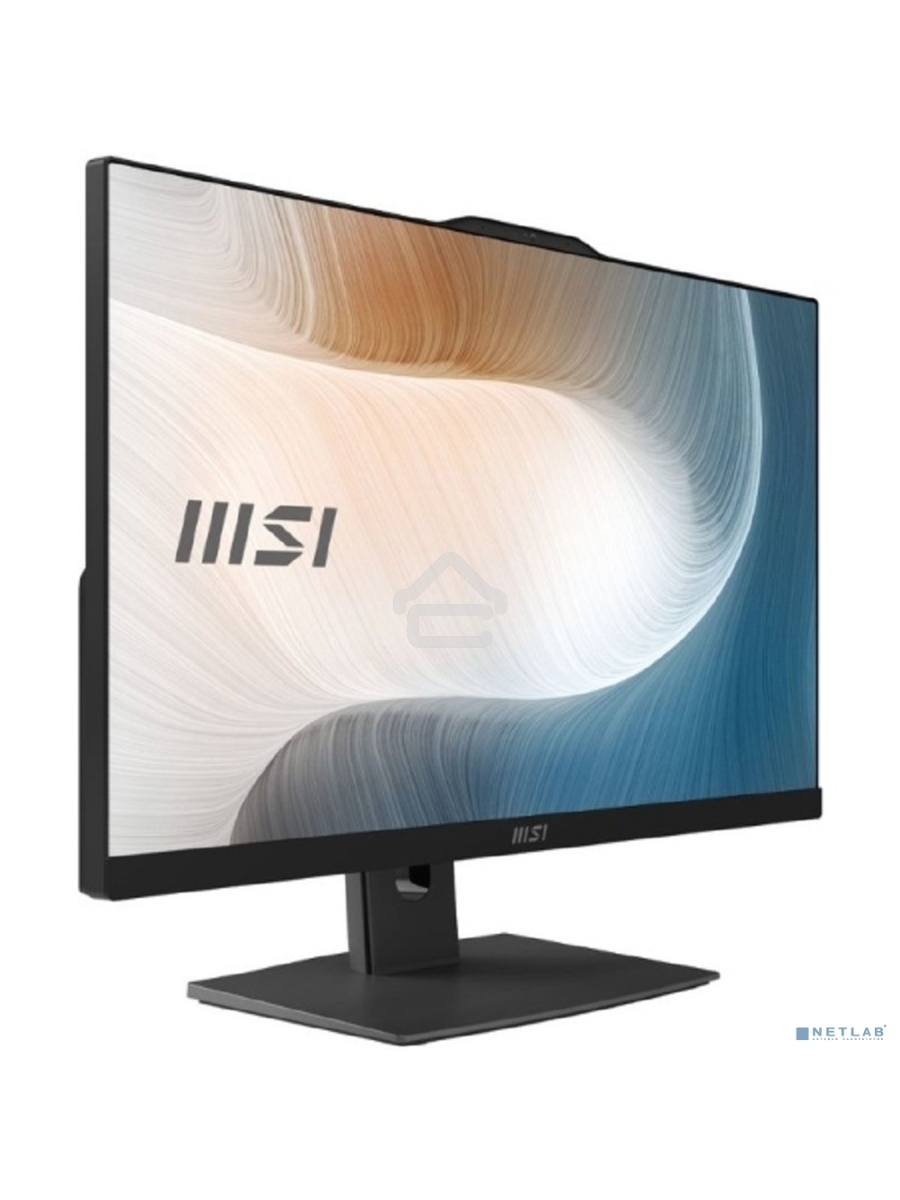 Моноблок Modern AM242P 12M-090RU (MS-AE07) 23.8'' FHD(1920x1080)/Intel Core i5-1240P/16GB/512GB SSD/Integrated/WiFi/BT/2.0MP/KB+MOUSE(WLS)/W11Pro/1Y/BLACK