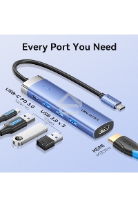Мультифункциональный хаб Vention USB Type C 5 в 1
