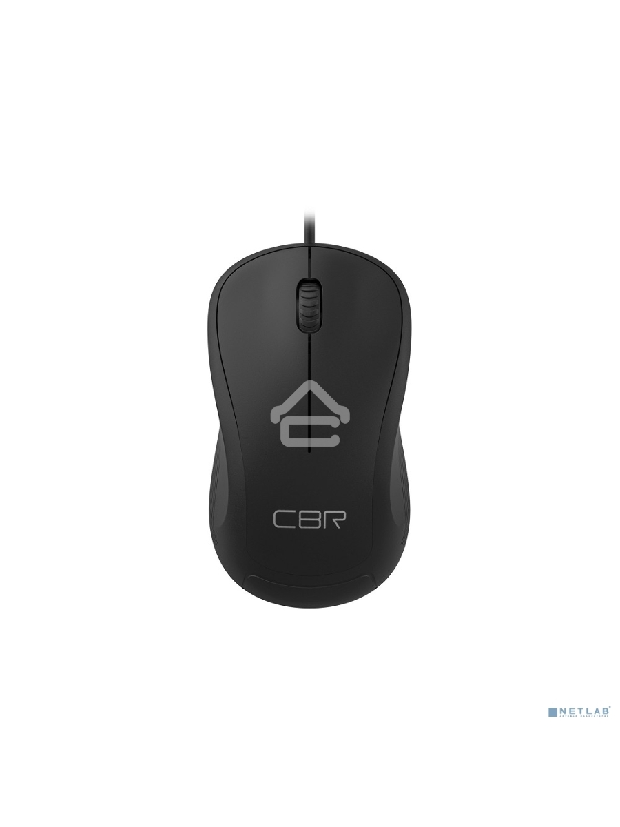 Мышь проводная CBR CM 108 черный, 1000 dpi, USB, кнопки - 3