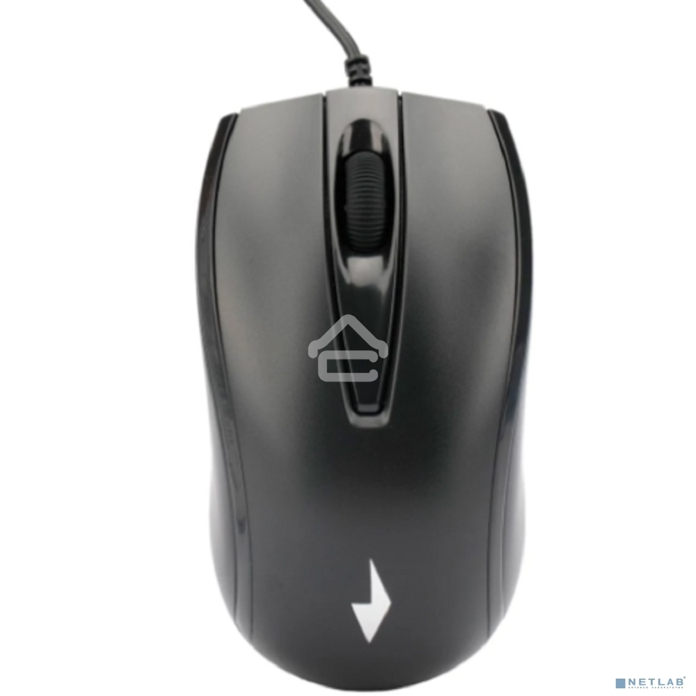 Мышь проводная Gembird MOP-110 черный, 1000 dpi, USB, кнопки - 3