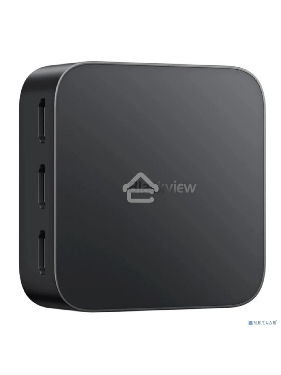 Компьютер Мини ПК Blackview MP80 (Intel N97) 16+512GB, WIFI a/b/g/n/ac, Bluetooth 4.2, Win11 Pro, USB3.0, HDMI 1.4b Type A *2, RJ45*1, 5.5/2.1mm DC Jack *1, 3.5mm Phone Jack*1, Colour: Black