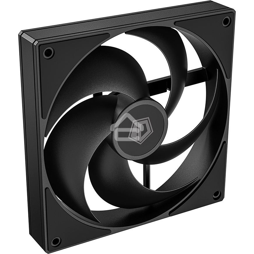 Вентилятор для корпуса ID-Cooling AS-140-K черный, 140 мм, 1800 об/мин, 24.9 дБ, 4 pin