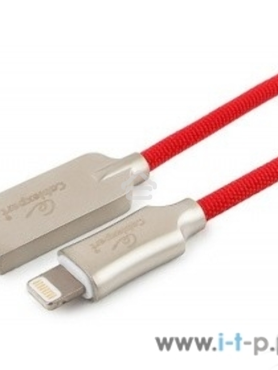 Кабель USB Cablexpert для Apple CC-P-APUSB02R-1.8M, MFI, AM/Lightning, серия Platinum, длина 1.8м, красный, блистер