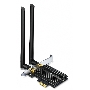 Адаптер 11AX 3000Mbps dual-band PCI-E adapter, 2402Mbps at 5G and 574Mbps at 2.4G, support Bluetooth 5.0, WPA2 encryption, two external Antennas.