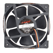 Вентилятор для корпуса Gembird 18659 черный, 120 мм, 2500 об/мин, 38.65 дБ, 4 pin