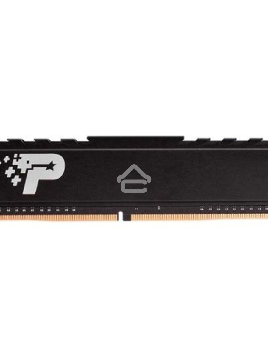 Оперативная память Patriot Signature Premium, DDR4, 16GB (1x16 GB), 3200 MHz, CL22, DIMM, радиатор, чёрный