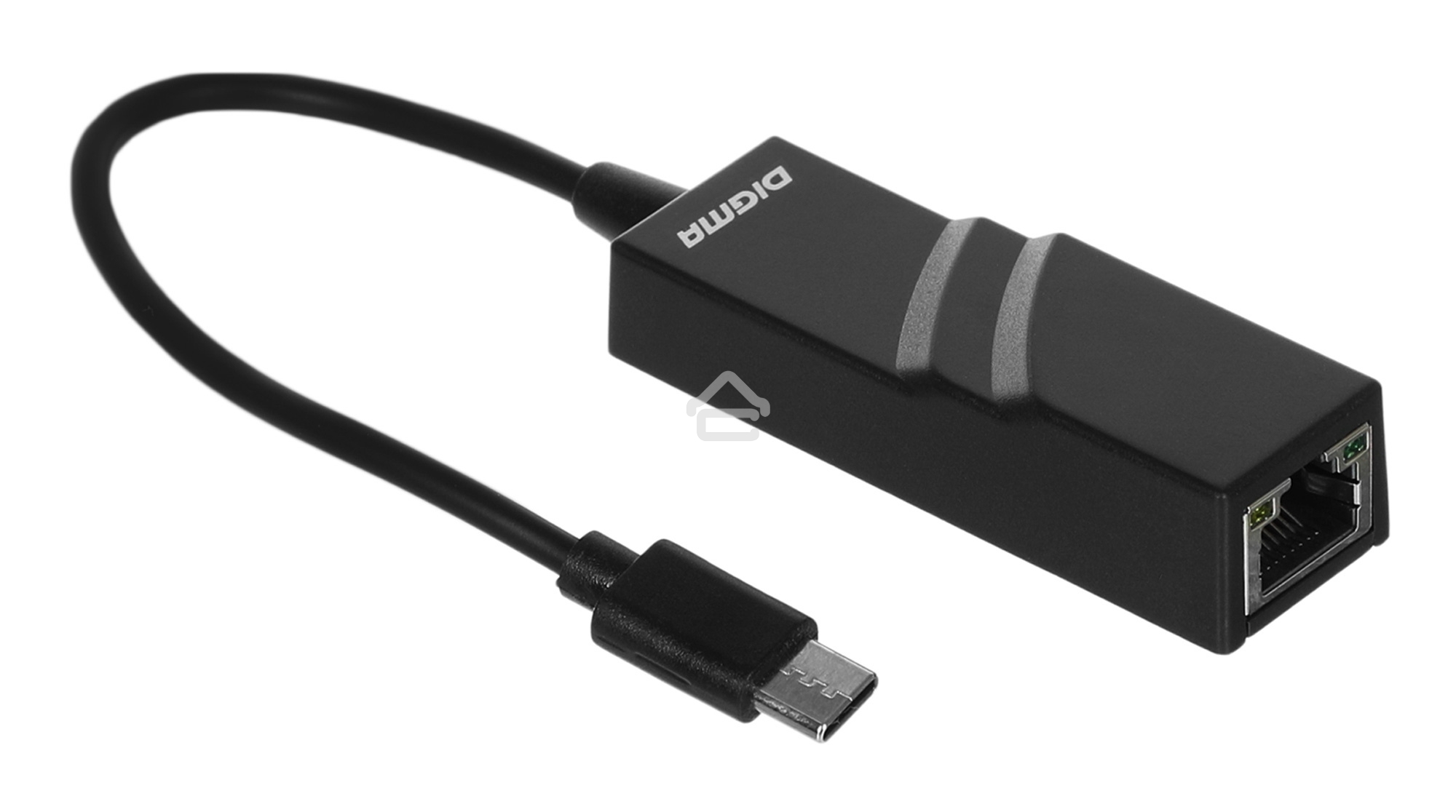 Сетевой адаптер Ethernet Digma D-USBC-LAN100 USB Type-C