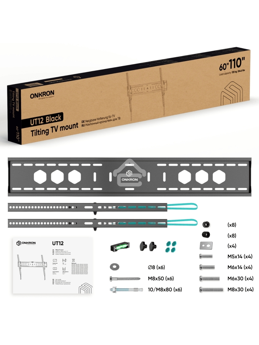 Кронштейн для телевизора ONKRON UT12 черный 60