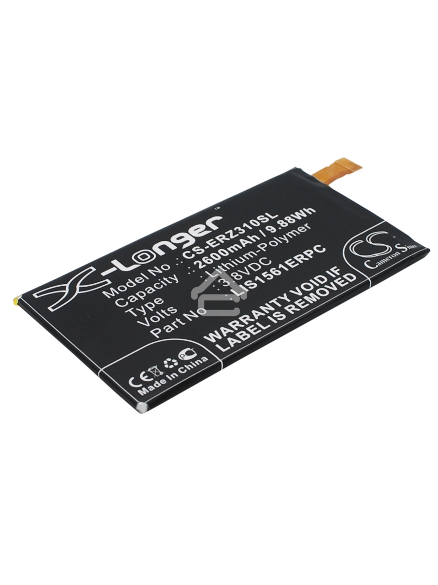 Аккумулятор CameronSino CS-ERZ310SL LIS1561ERPC для Sony Xperia Z3 Compact D5803 LTE 3.8V / 2600mAh / 9.88Wh